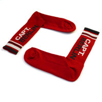 Capt. Berlin Crew Cut Socks Red White Black 43-46